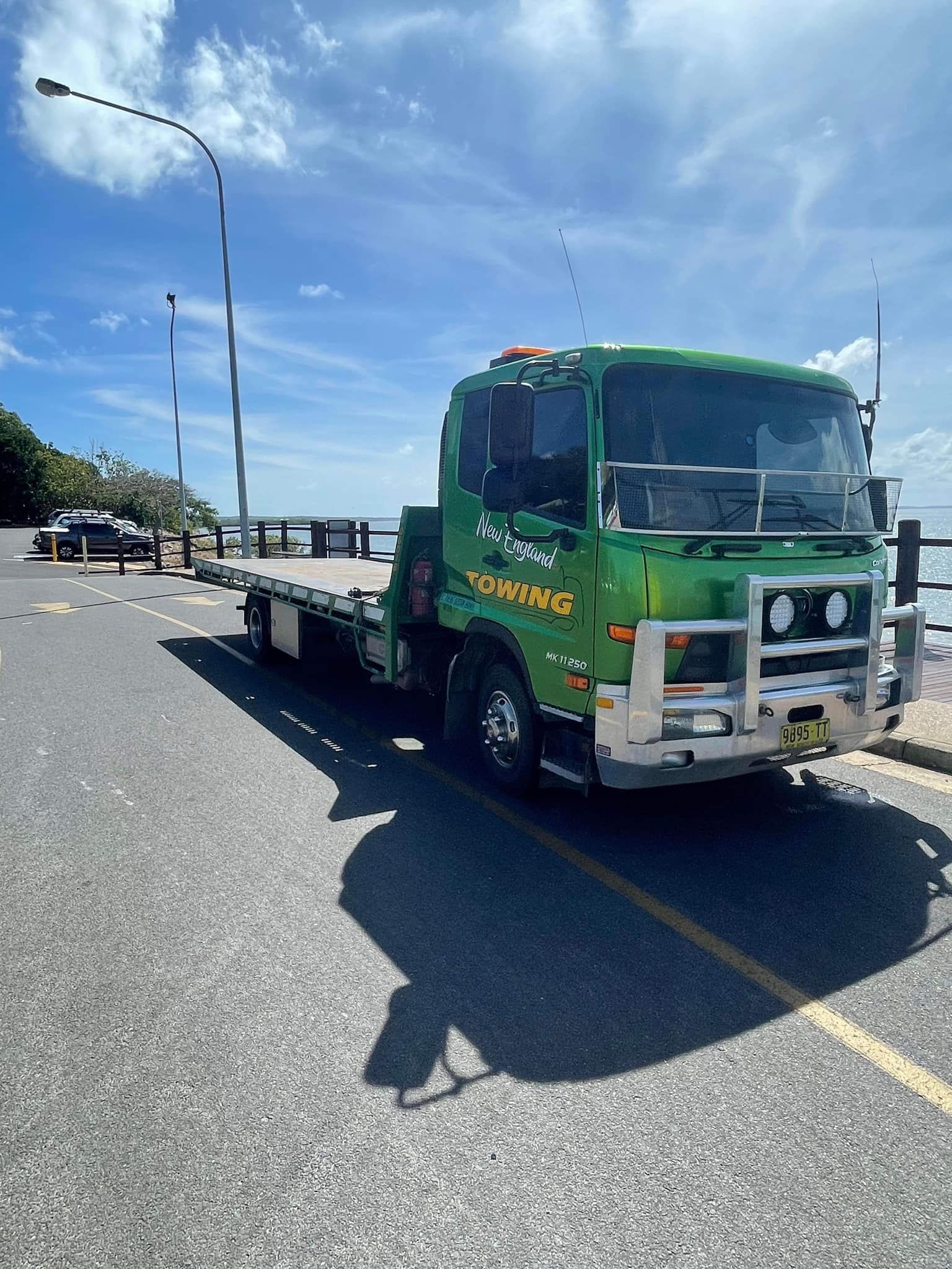 Gray Container Van — New England Towing in Armidale, NSW