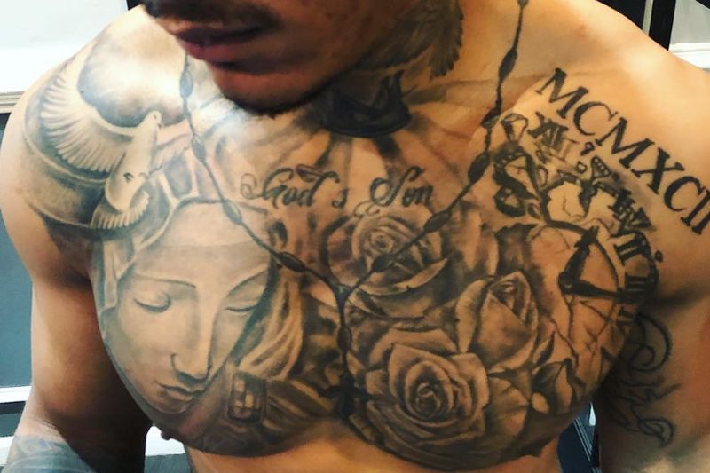 Full Breast Tattoo