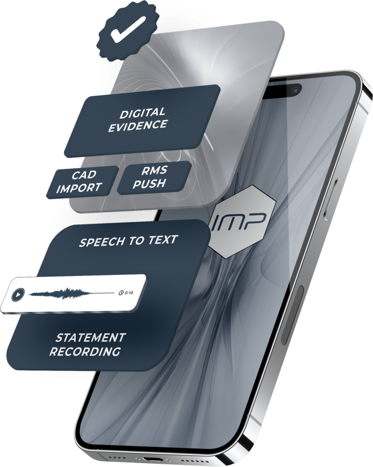 A cell phone with a speech to text app on it.