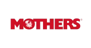 The mothers logo is red and white on a white background.