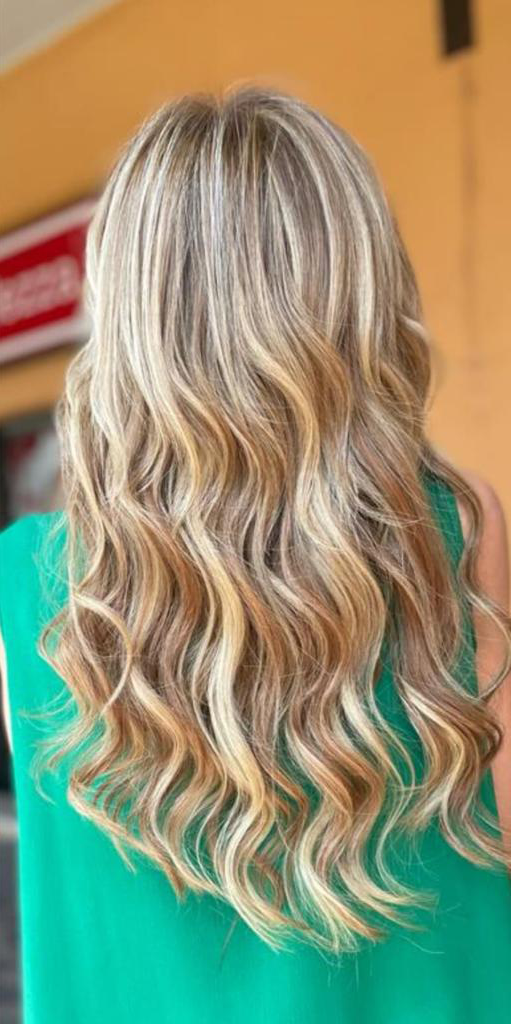 capelli dopo il trattamento colore