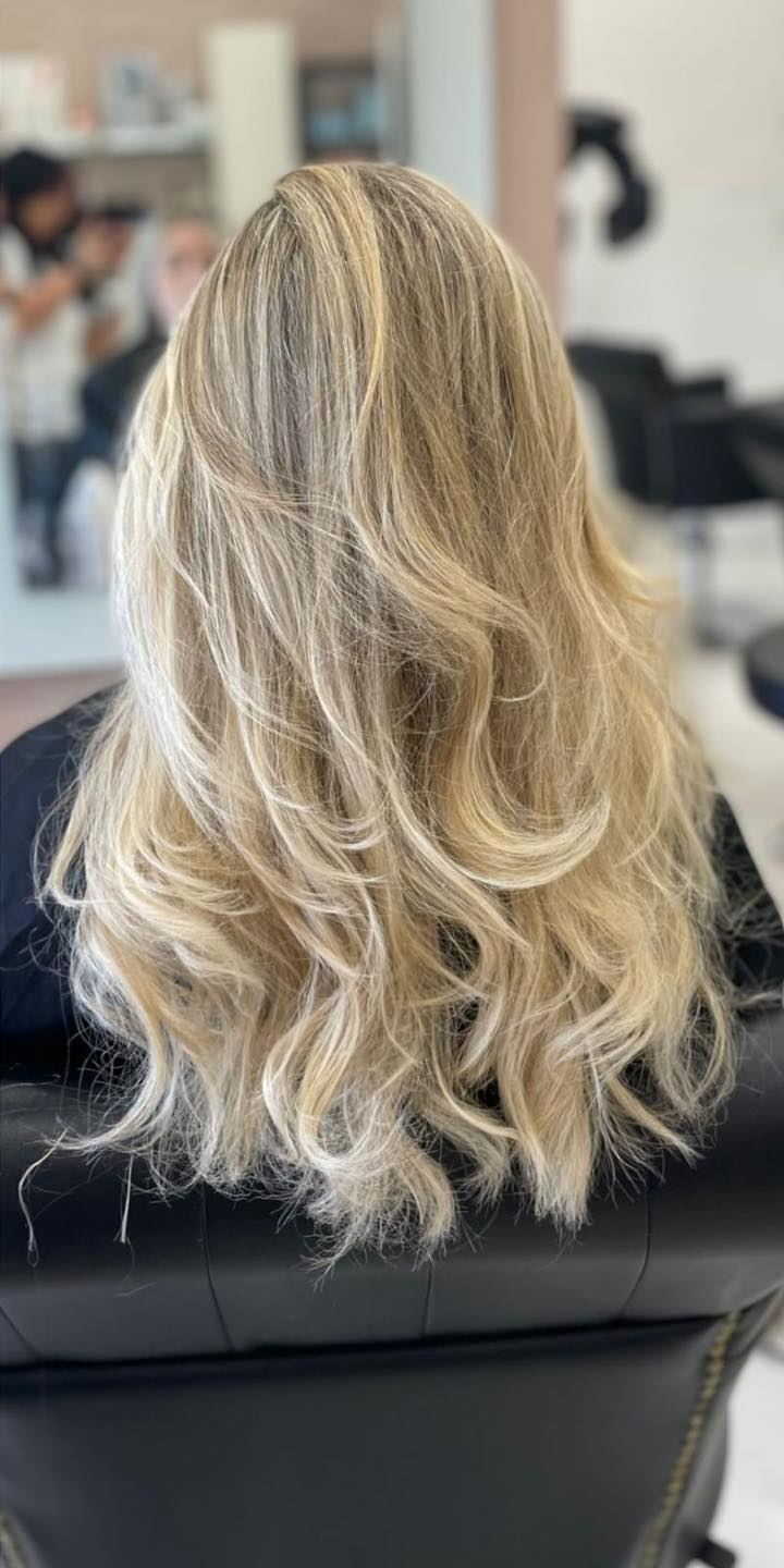 capelli dopo il trattamento colore