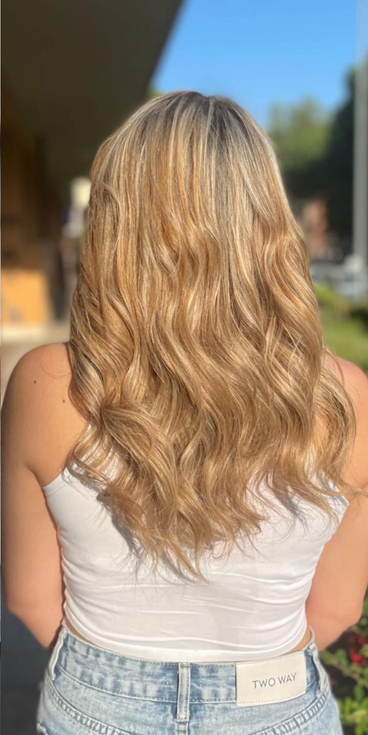 capelli dopo il trattamento colore