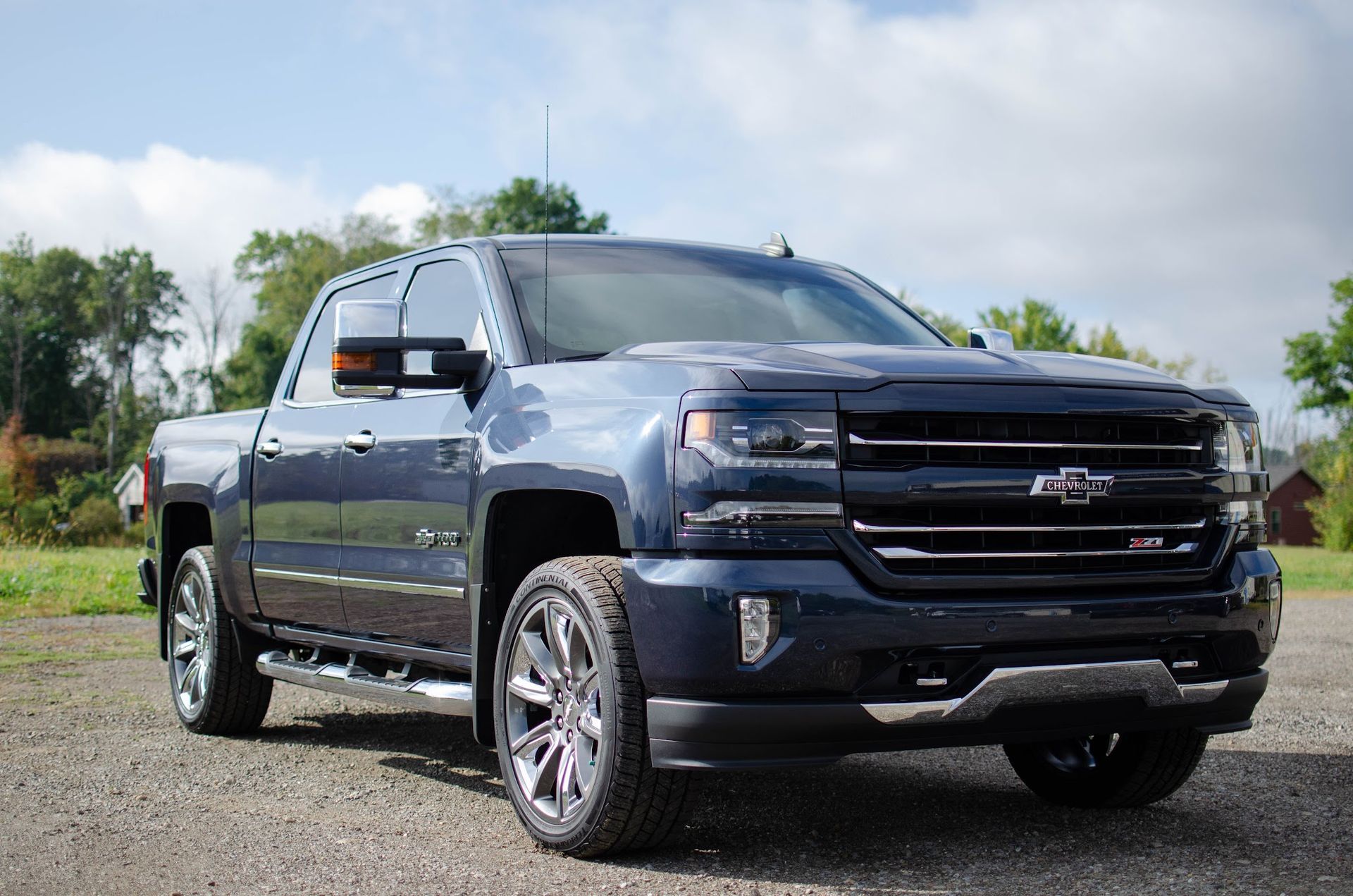 Chevrolet Silverado with front bumper paint protection film from Keystone Detail near Erie, PA