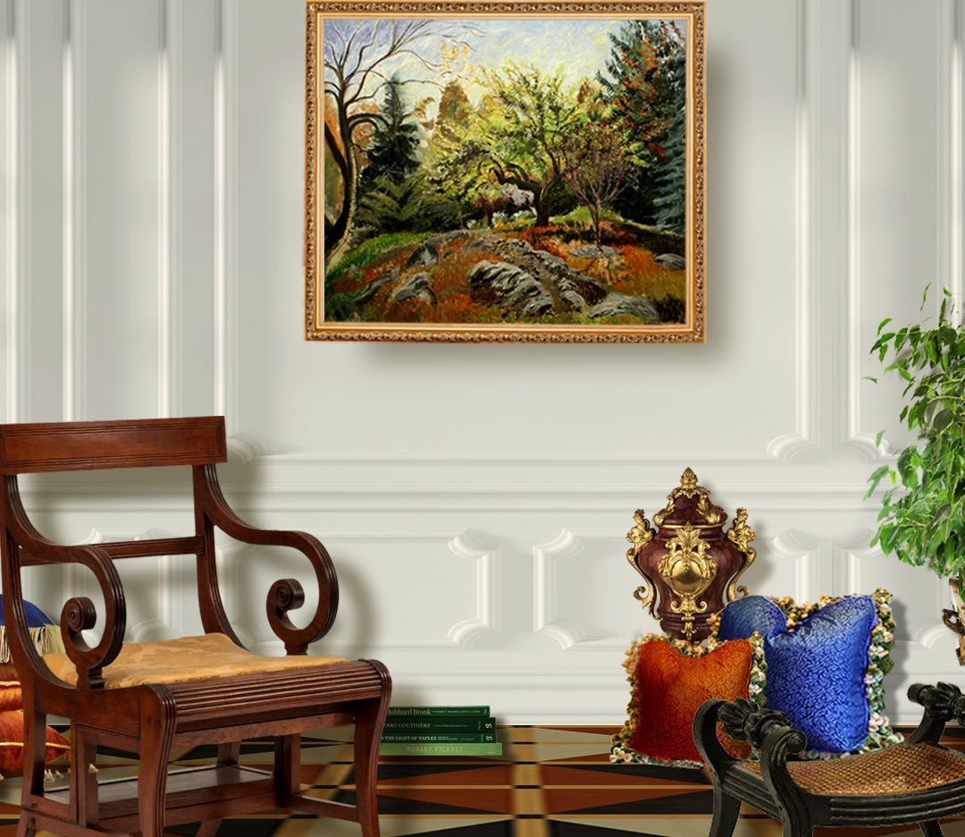 John Varriano, American Artist Oil Painting: Apple Blossom