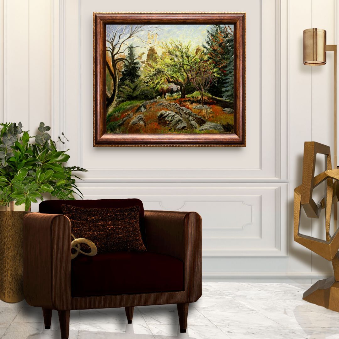 John Varriano Landscape Oil Painting: Apple Blossom