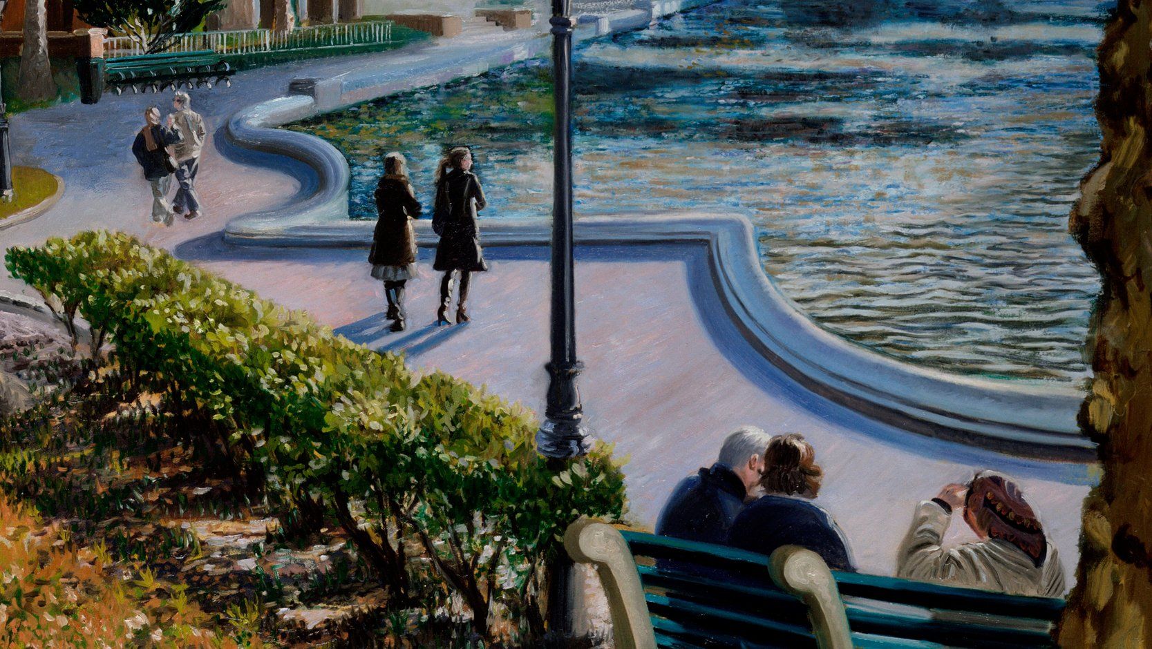 John Varriano, American Artist Landscape Oil Painting: Arcadian Twilight