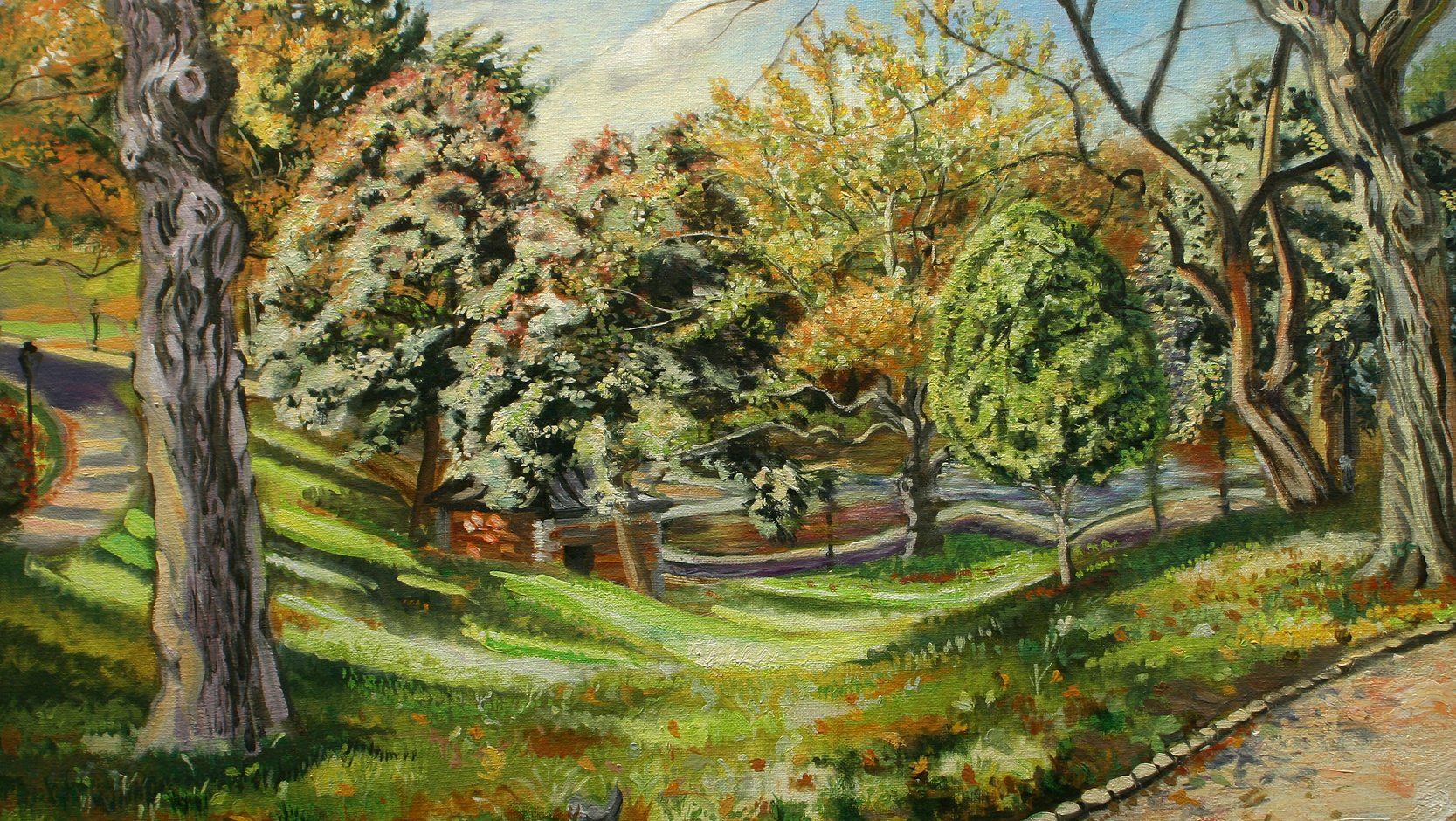 J. Varriano, American Artist Landscape Oil Painting: Dreamscape