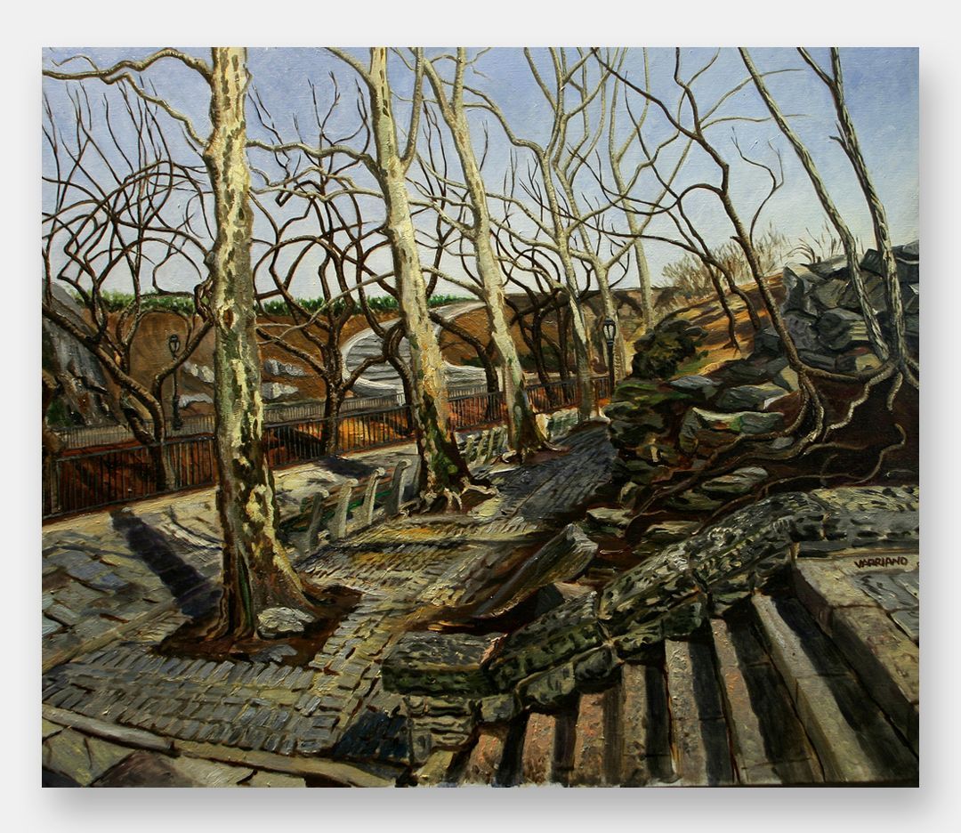 John Varriano, American Artist Oil Painting: Winter Park