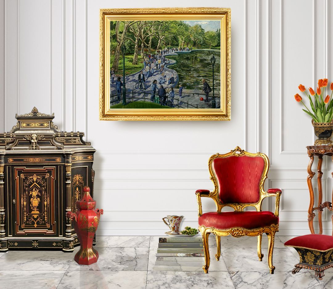 John Varriano, American Artist Oil Painting: Blue Twilight