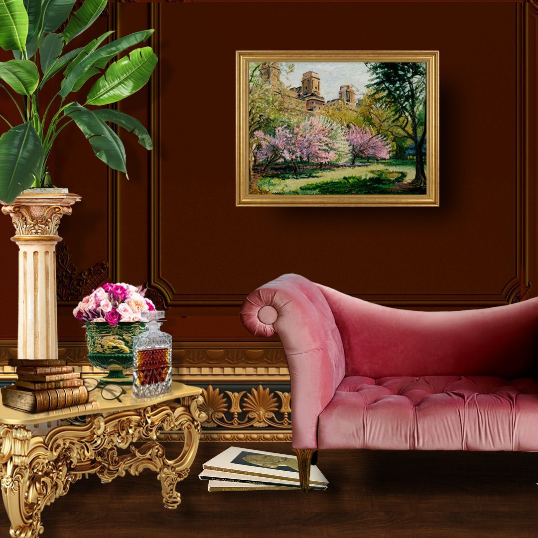 John Varriano Landscape Oil Painting: Spring Blossom