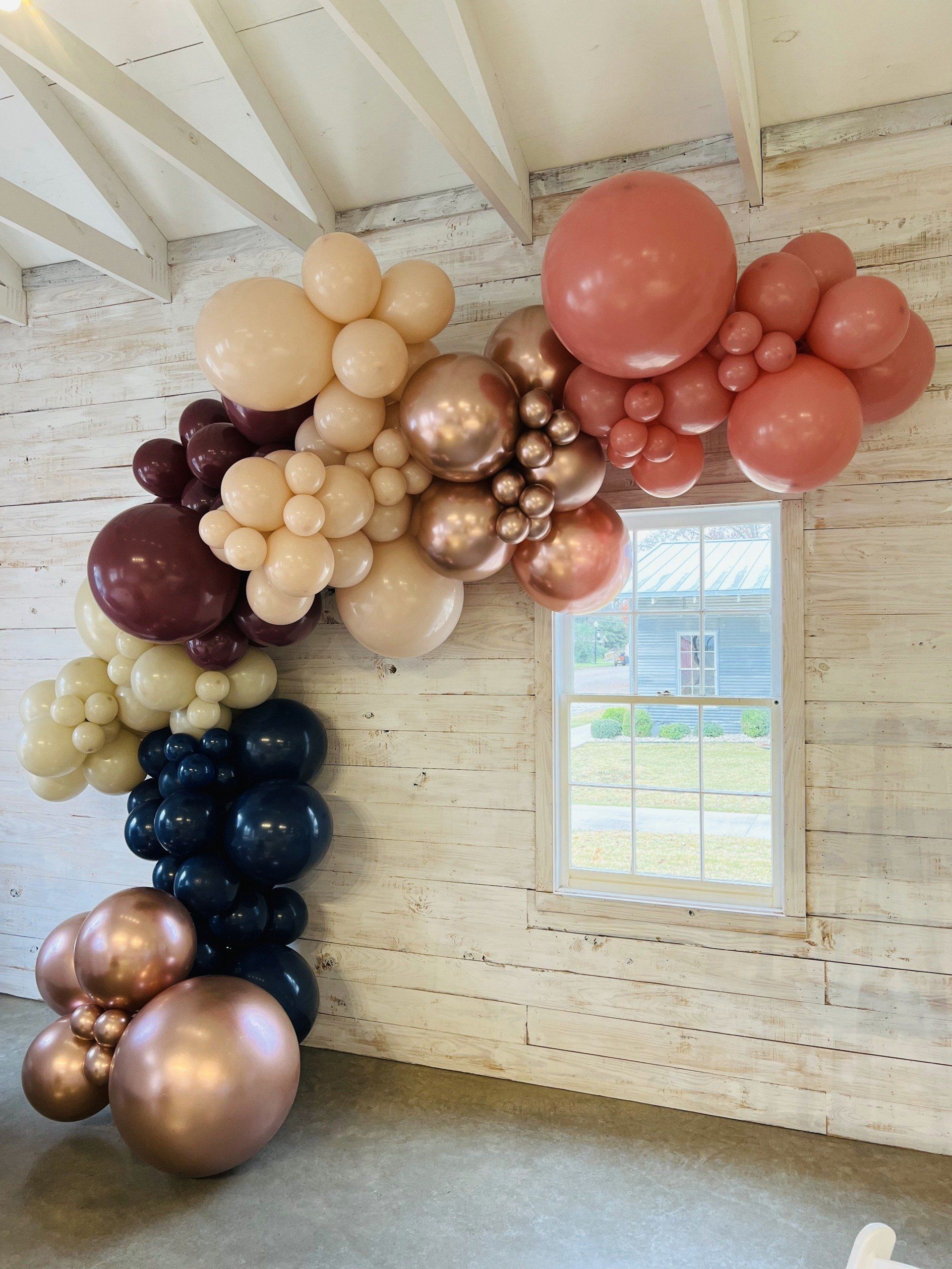 13 feet of balloon garland for bridal shower