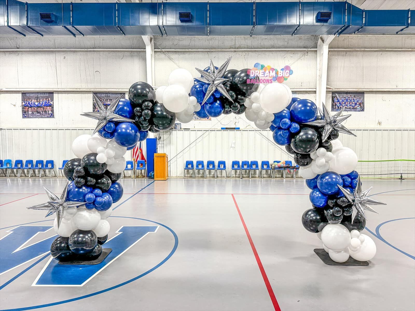 graduation balloon arch waco texas westphalia
