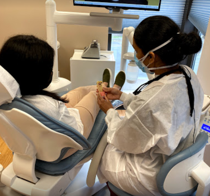 dr with patient