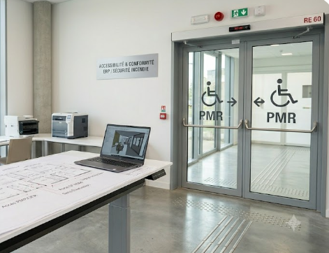 Entrée ERP accessible PMR 