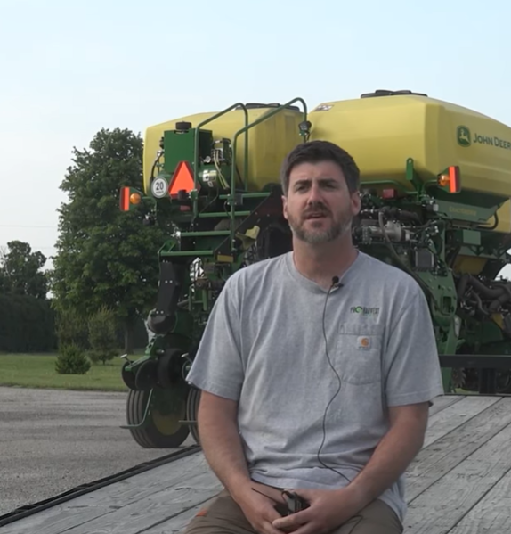 farmer giving a quote about the precision conservation management program