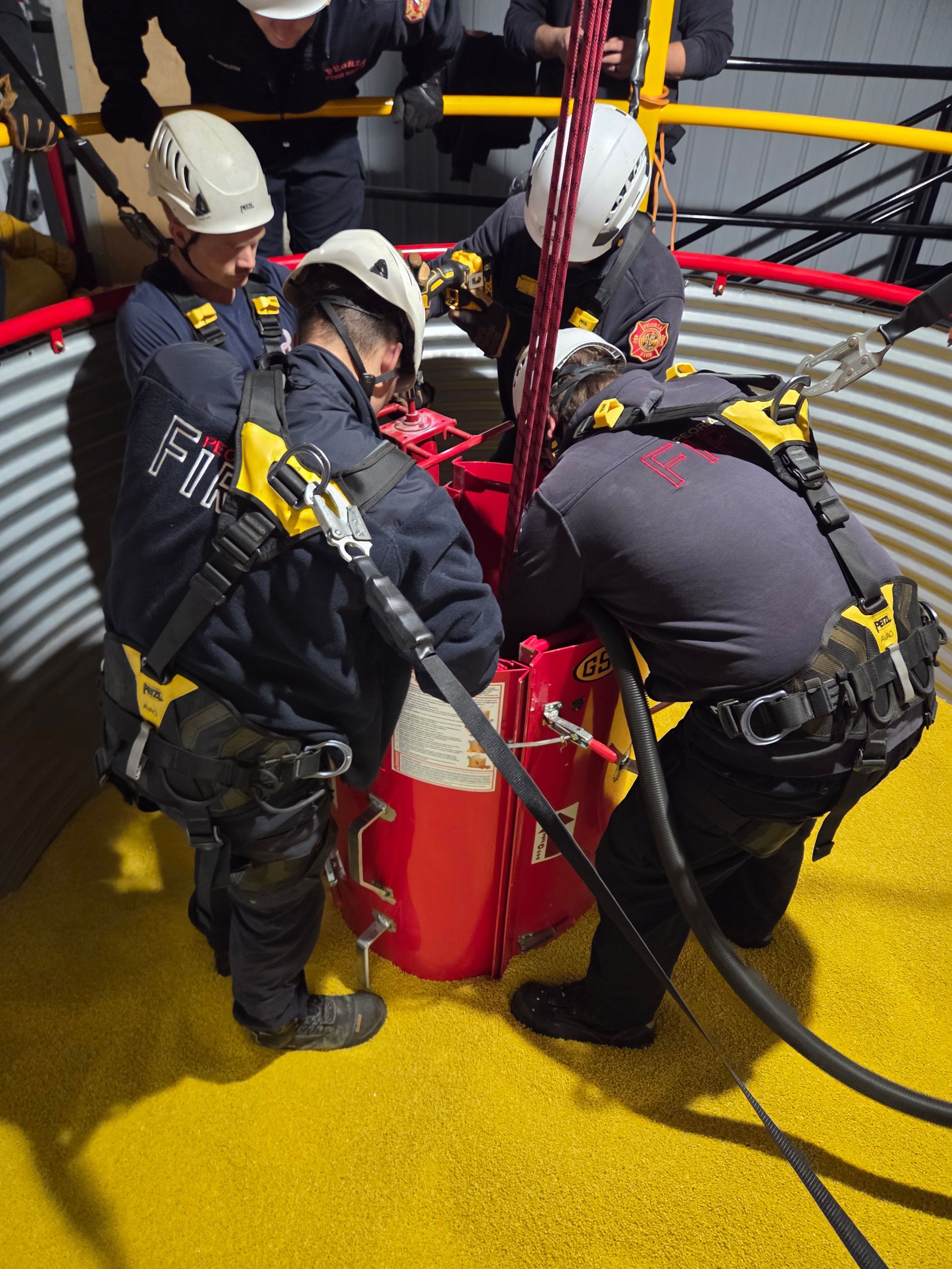 training facility for grain elevator employees - fire department