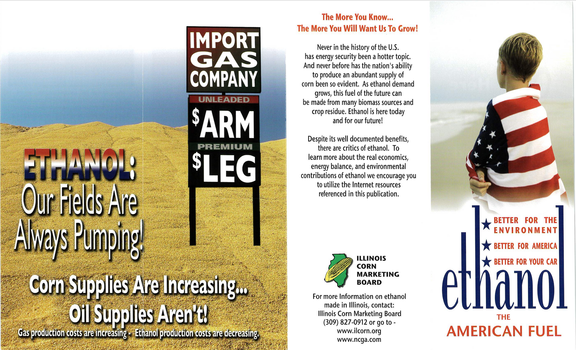 Ethanol the American Fuel IL Corn early 2000s