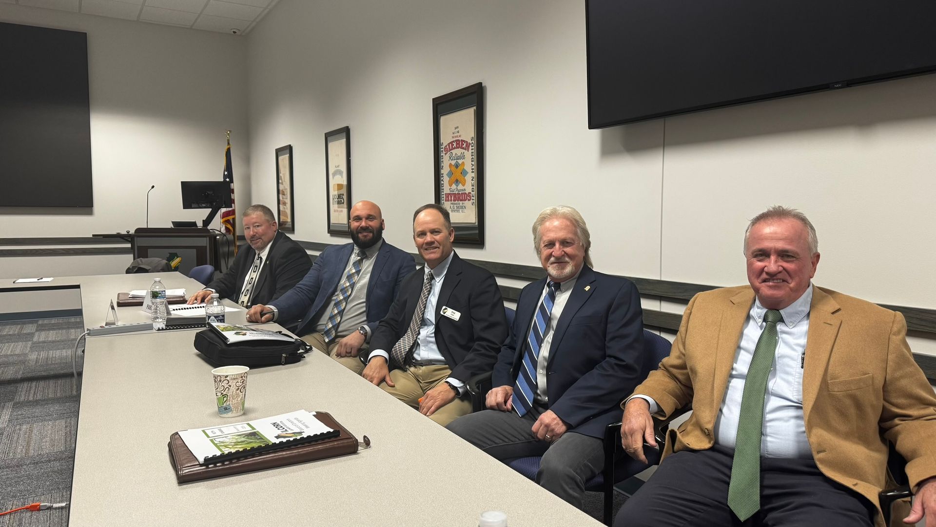 Dan Parker, Micheal Houston, Phil Fuhr, Keith Sanders, and Pervis Ellis