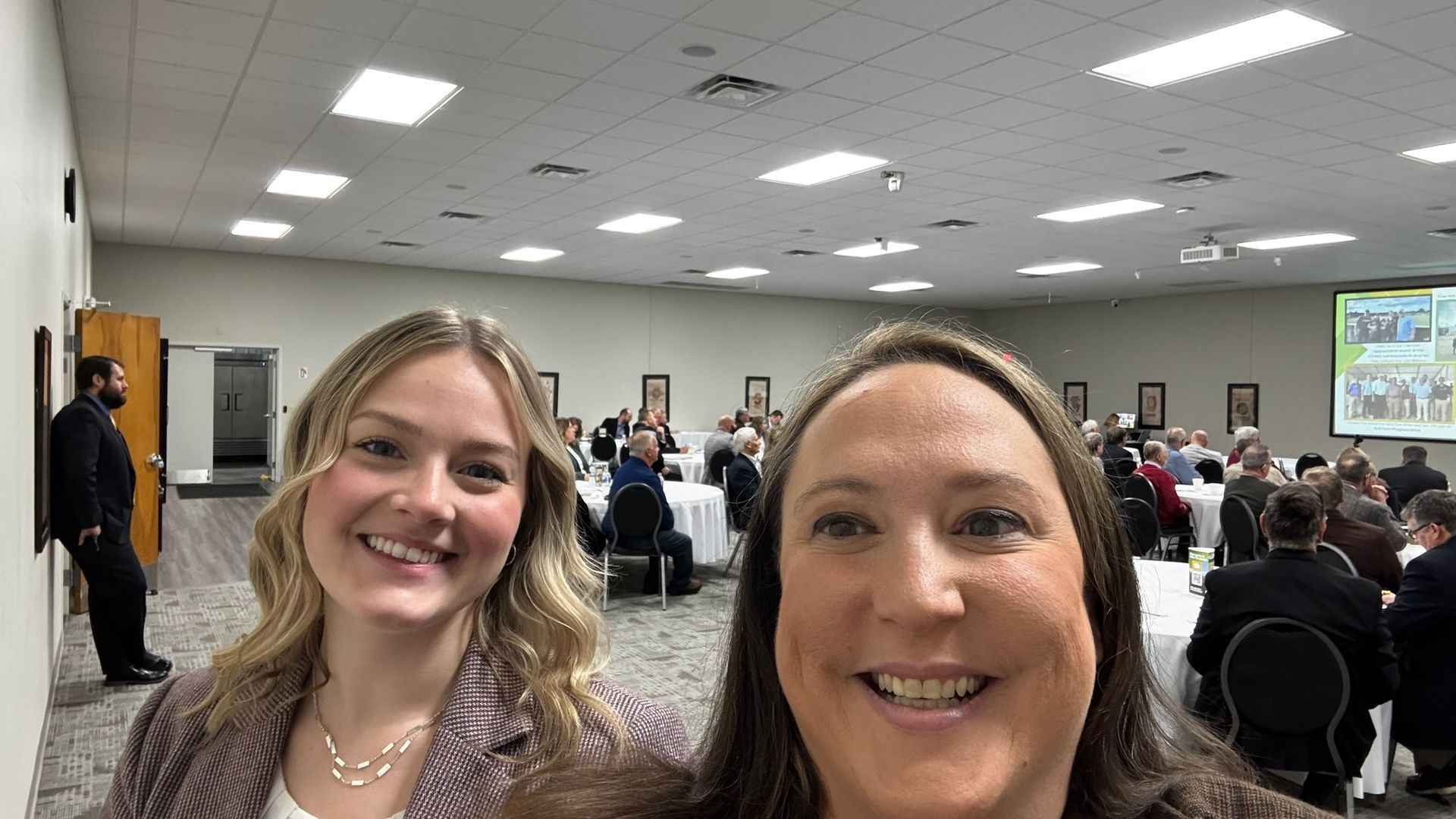 Tara and Lyndi at annual meeting