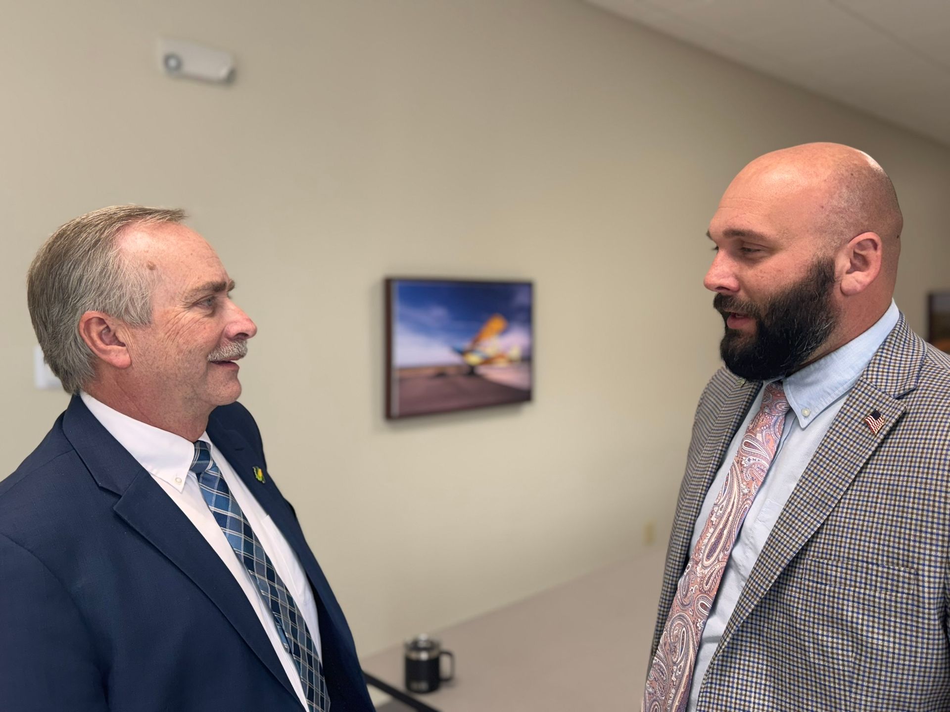 Executive Director Rod Weinzierl and ICGA Treasurer Micheal Houston