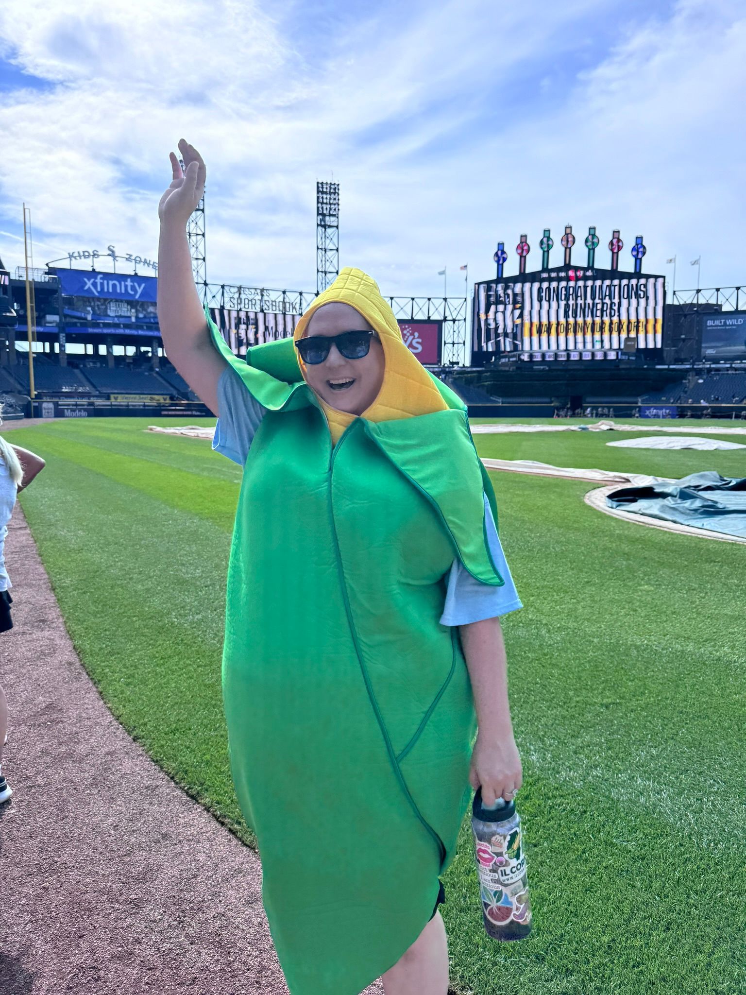 tara at white sox stadium