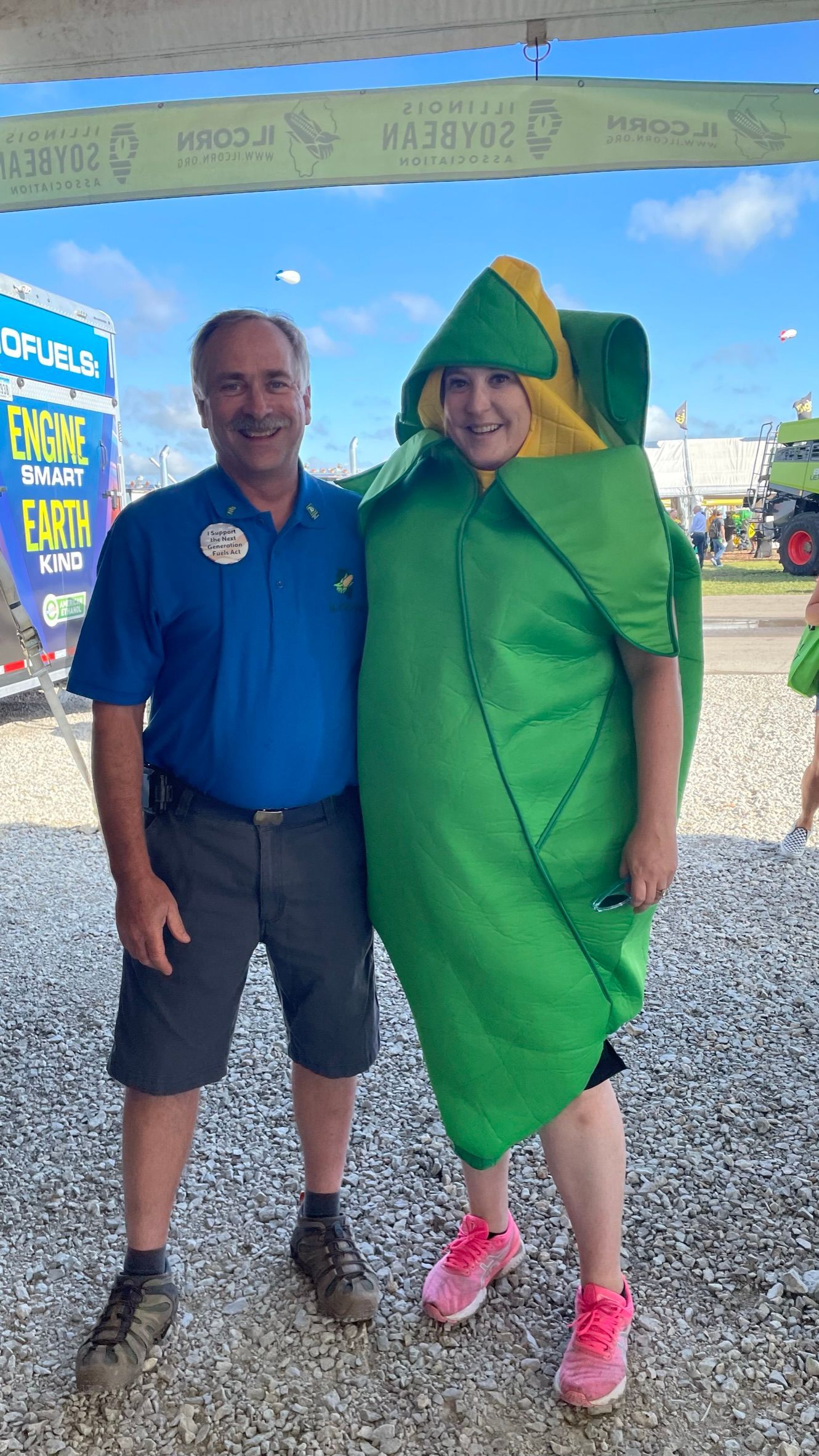Tara and Rod at Farm Progress Show