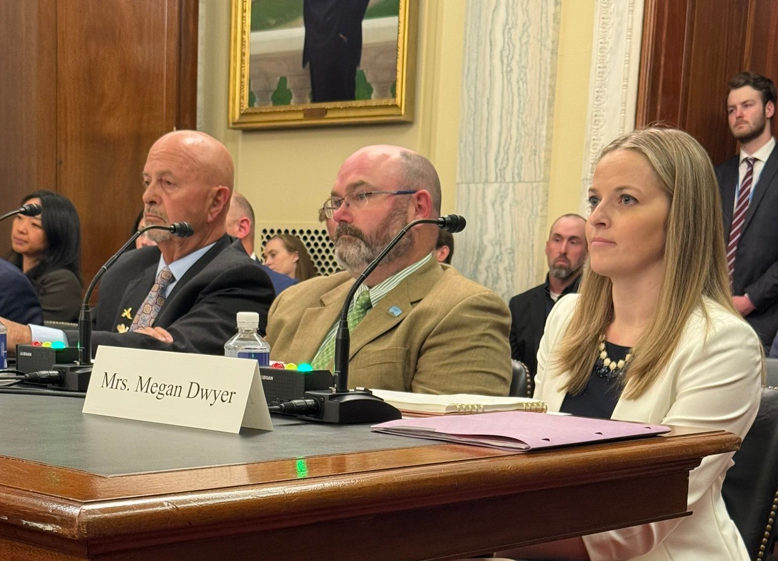 Megan Dwyer testifying in DC