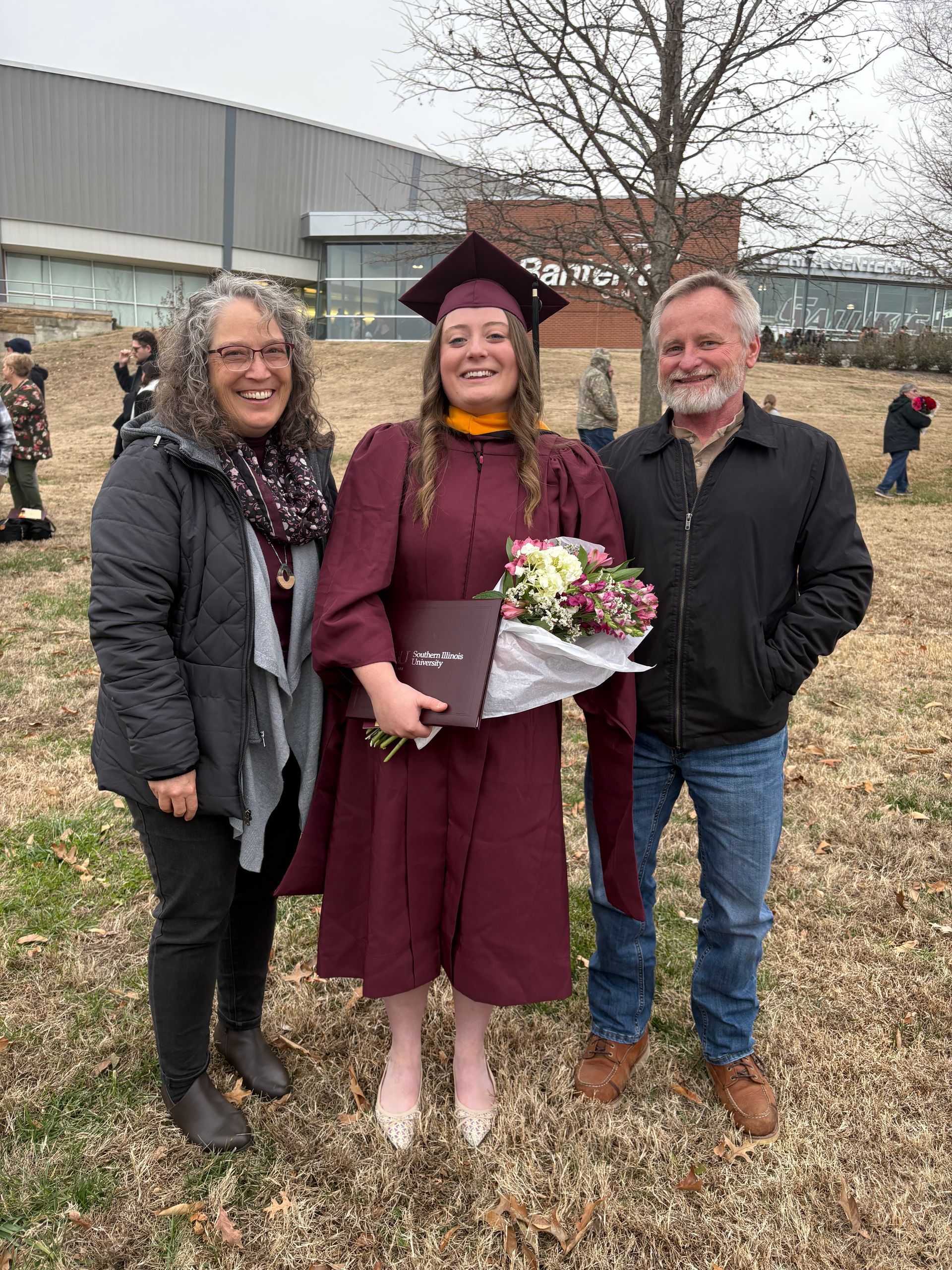 kate baker at college graduation