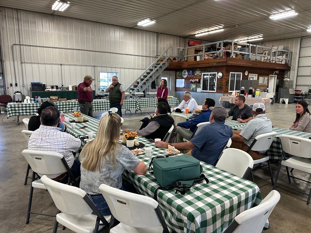Mexican CANAMI (National Chamber of Industrialized Corn) members at Illinois farm
