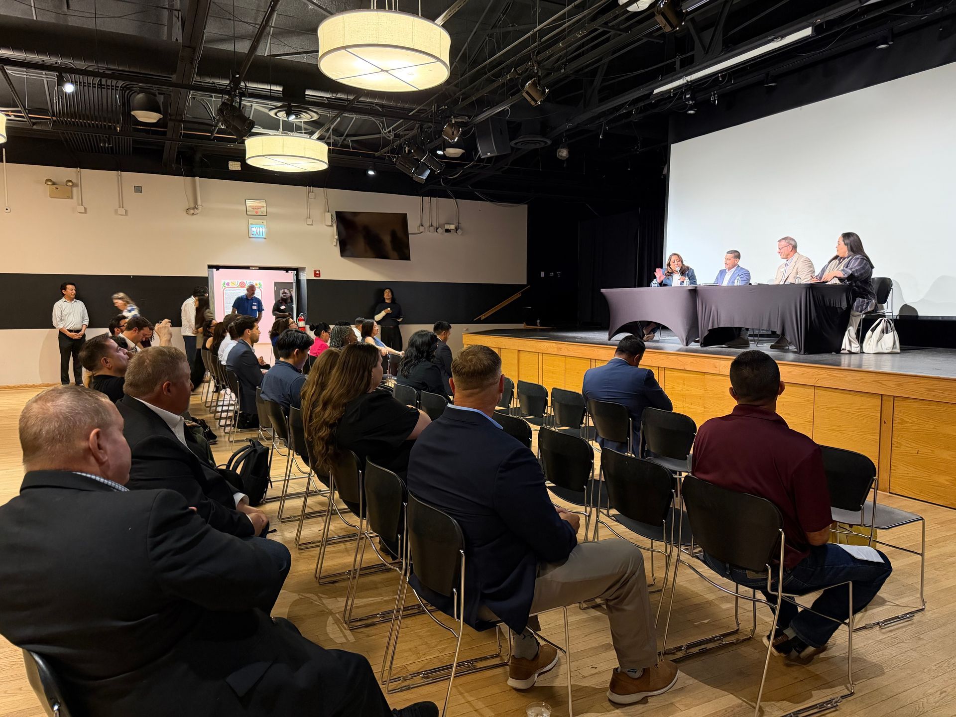 Audience during the event