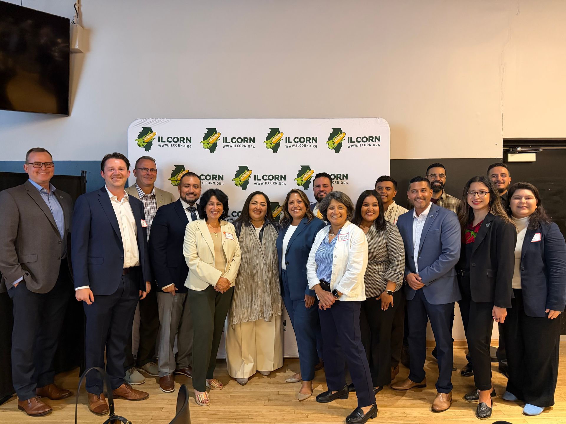 IL Legislative Latino Caucus, IL Corn, MId-America Carpenters Regional Council, and the Internaltional Association of Machinists and Aerospace Workers