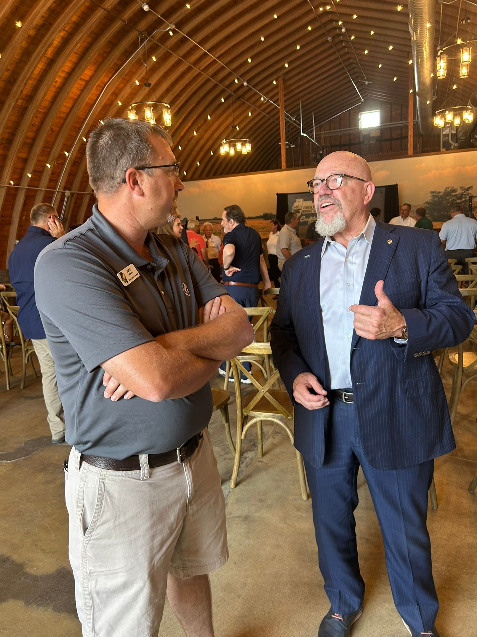 John Klemm and IFB's Steve Koeller