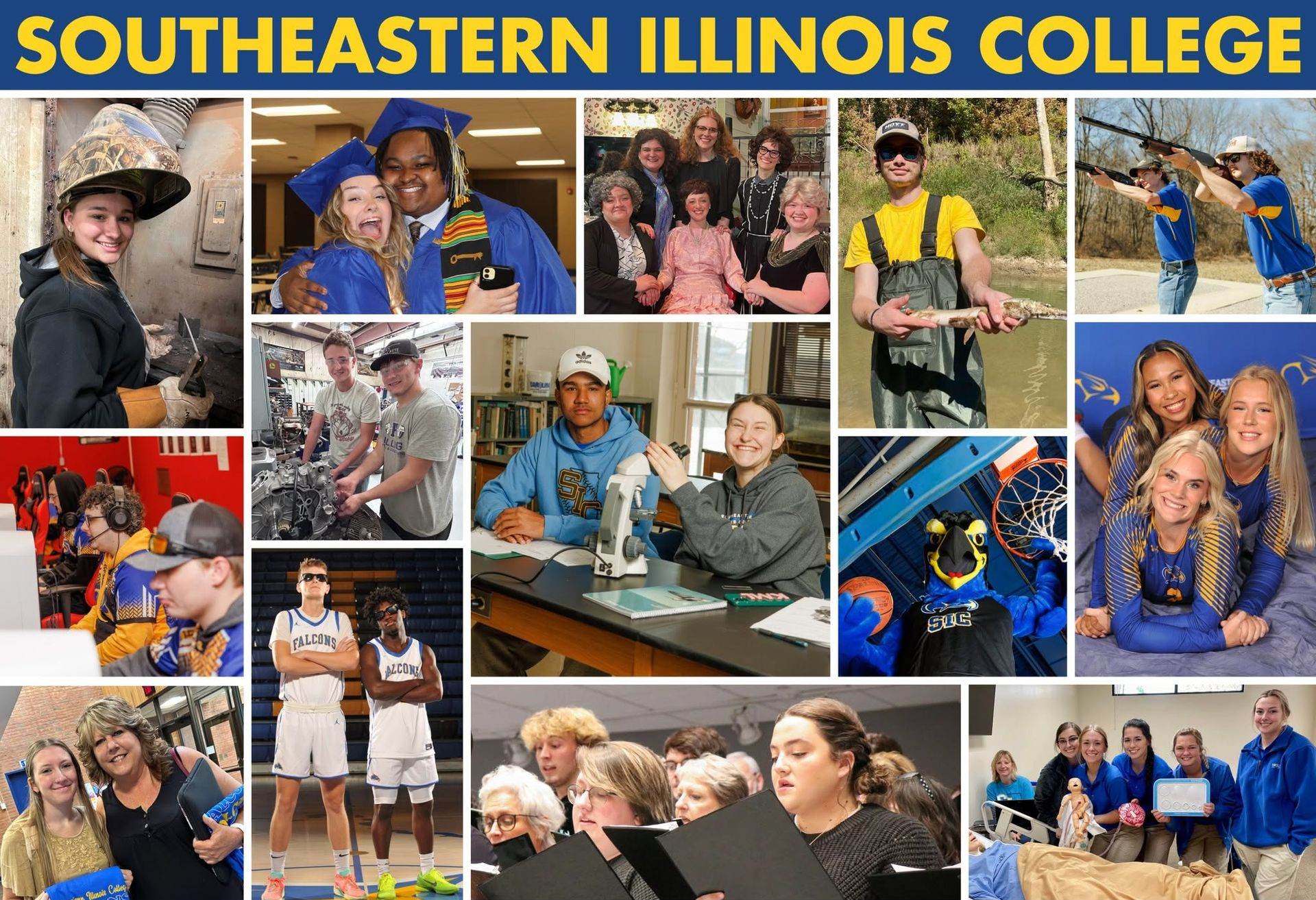 Southeastern Illinois College collage of students and campus activities