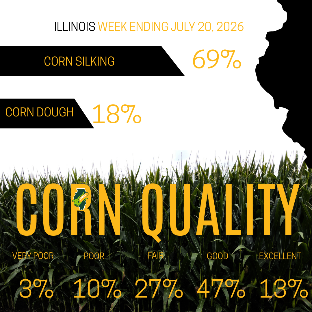 Illinois crop progress as of july 20