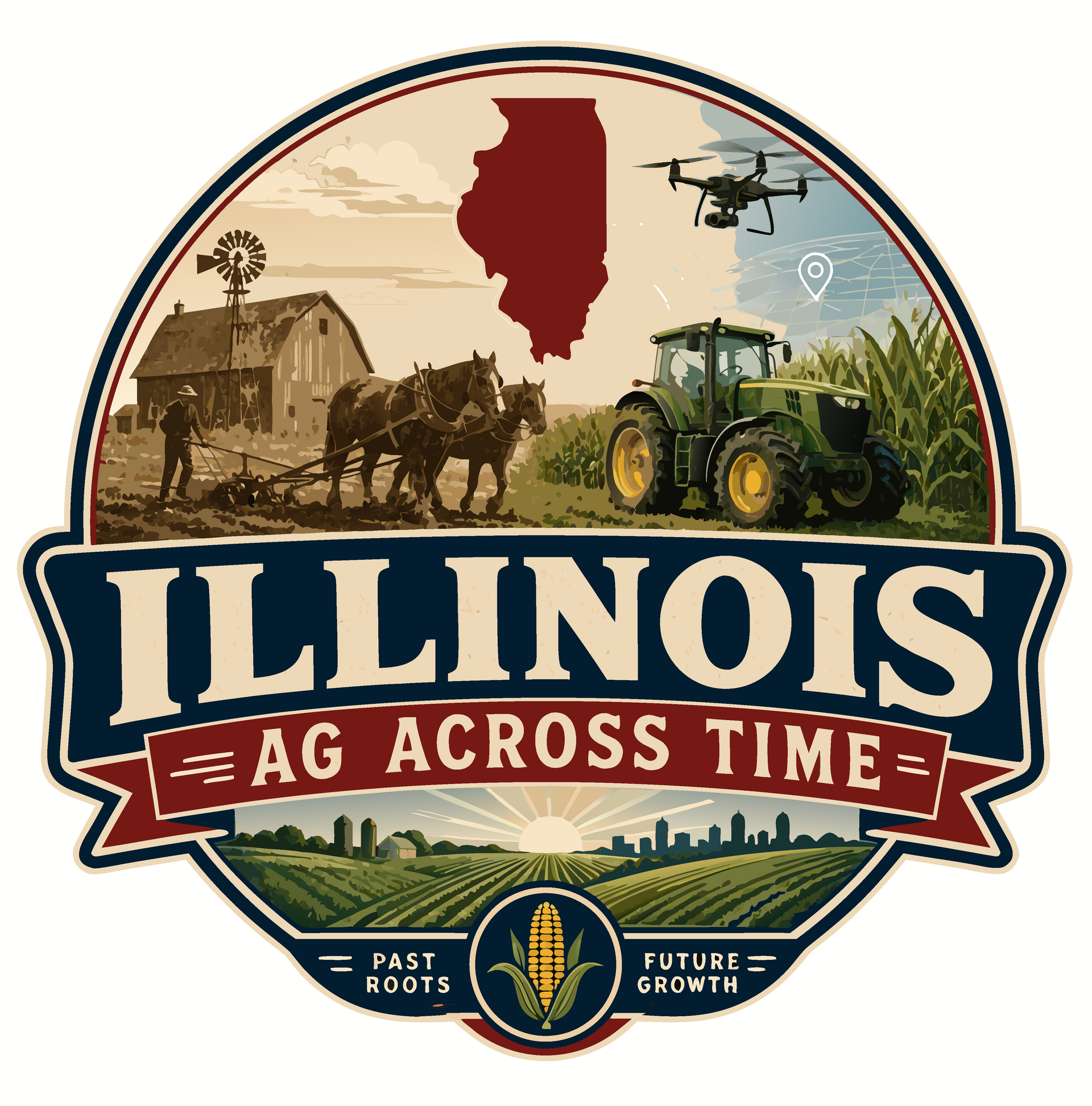 Illinois Ag Across Time Series by IL Corn