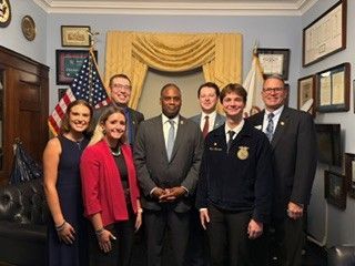 Emery Bunselmeyer, Taylor Crouch, Mark Bunselmeyer, Rep. Jonathan Jackson, Jon Hurst, Jason Cochrane, and Chris Gould