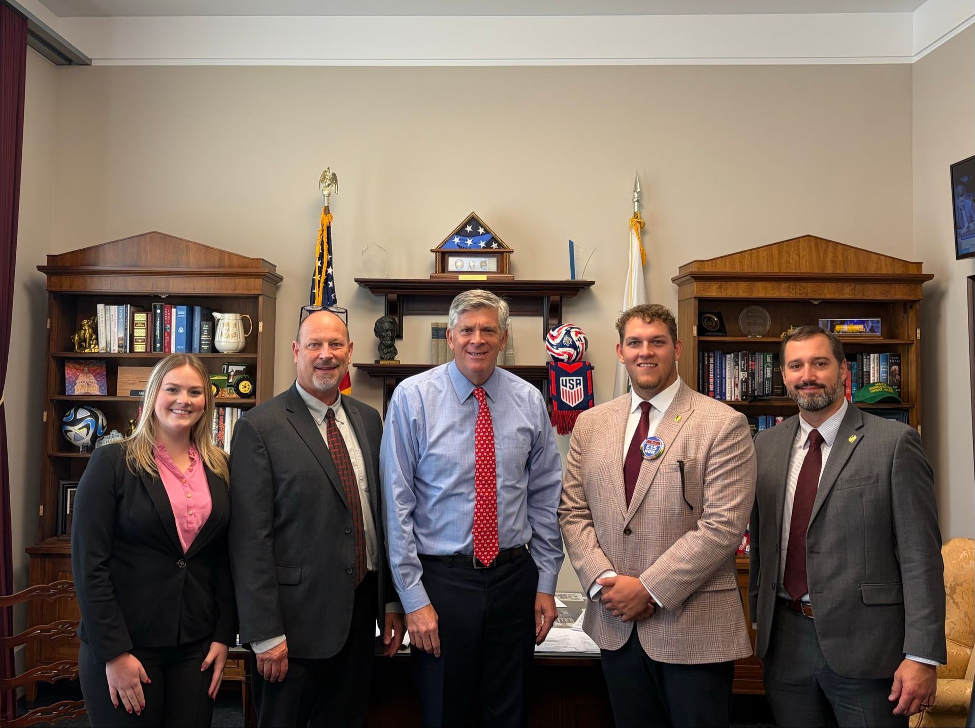 Lyndi Allen, Jim Tarmann, Rep. Eric Sorensen, Justin Moore, Greg Goodwin