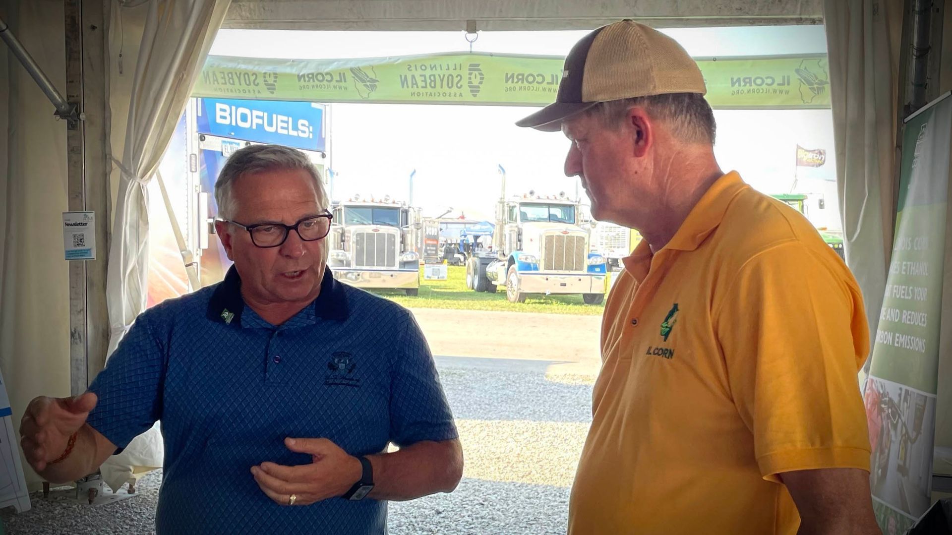 Congressman Mike Bost and Bill Leigh