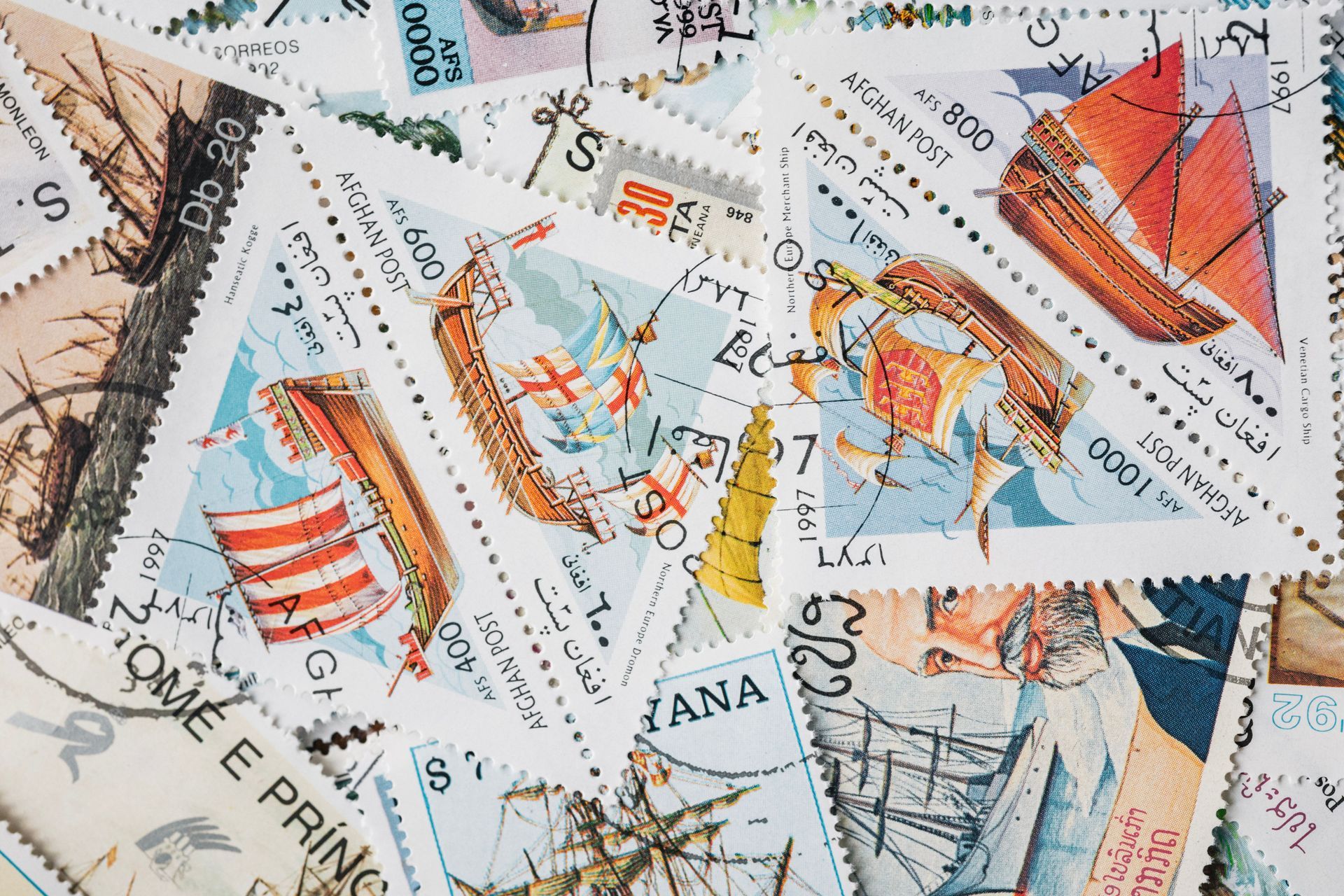 stamps have corn in them