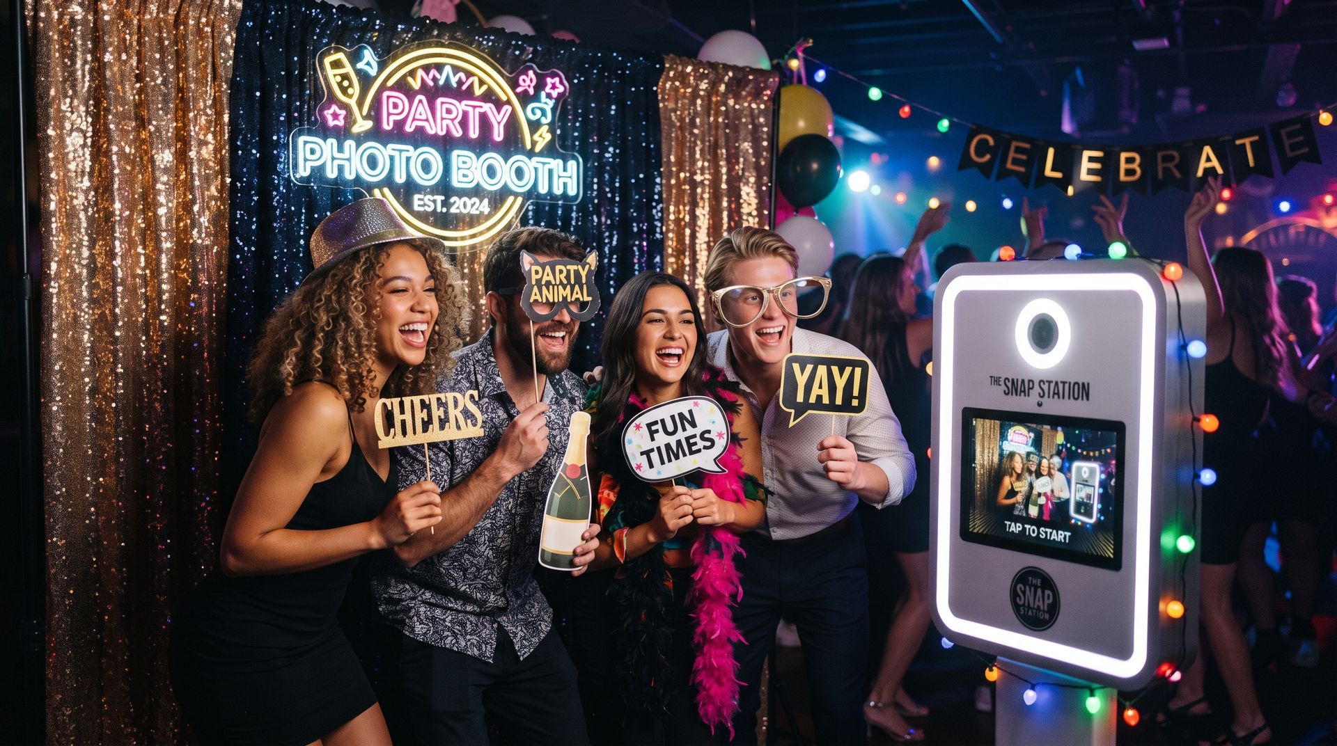 photo booth add-on for DJ event package