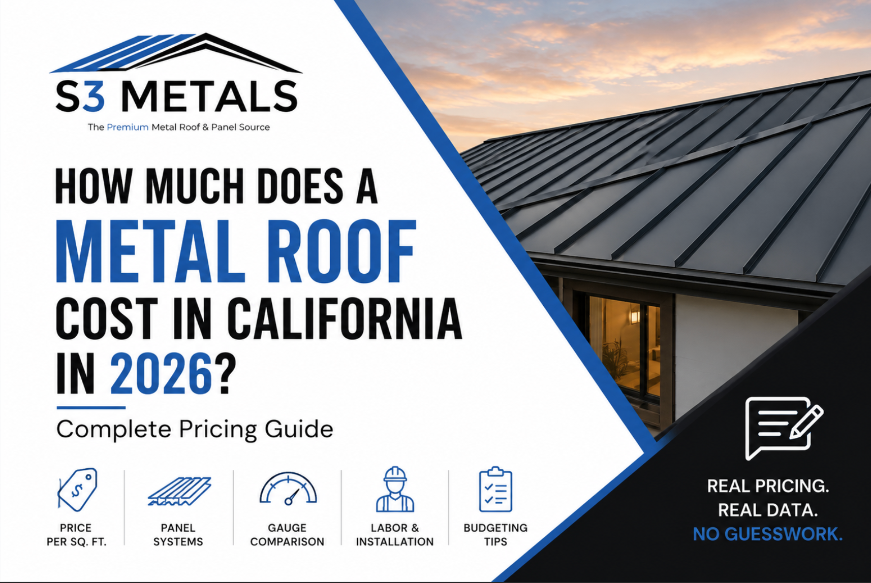 metal roof cost California 2026,2026 metal roofing price per square foot,standing seam vs corrugat