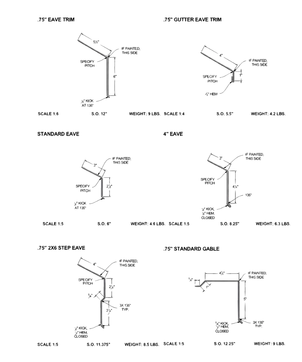 Technical diagram showing multiple pipe fitting configurations with measurements and labels.