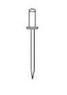 Silver dropper pipette icon with a pointed tip and bulb handle