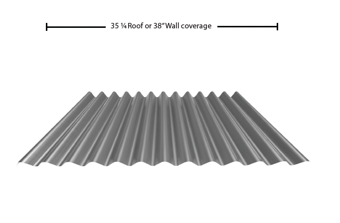 corrugated metal roof panel option