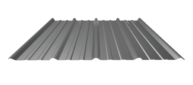 tuff rib metal panel view