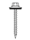 wafer head screw used in metal roofing installation