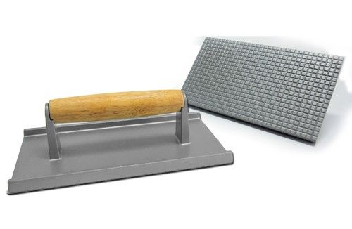 Cast Alum. Steak Weight, Teflon Coated