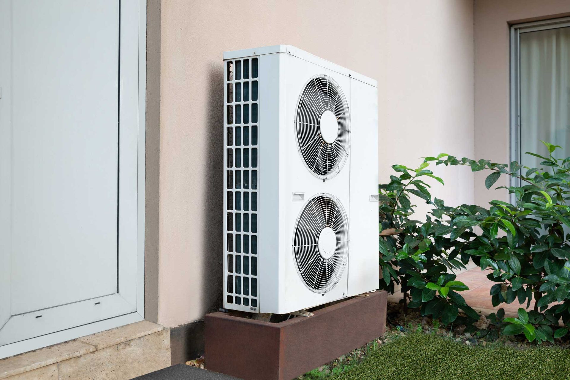 Air Conditioning Unit Outside the House — Stockton, NJ — Custom Cooling Services LLC