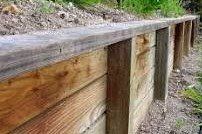 Timber or wood retaining walls can also be designed and built.
